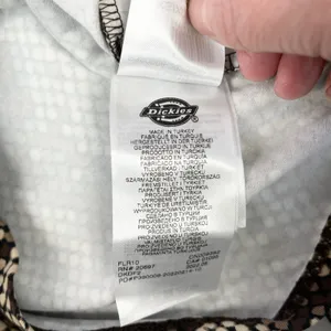 Dickies Women Camden Top XS Snake‎ Print Mock Neck Street Retro Activewear thumbnail 9