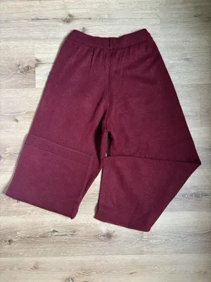 Oner Active Oversized Knit Straight Leg Pants Rosewood thumbnail 9