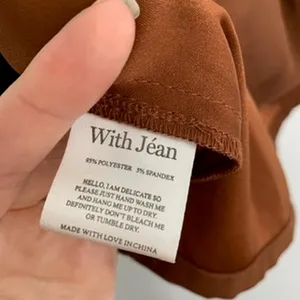 With Jean Chloe Chocolate Brown Corset Mini Dress Womens Size XS thumbnail 14