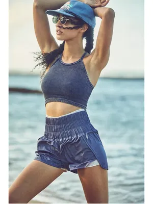 Free People The Way Home Run Shorts Athletic Shorts Size XL thumbnail 5