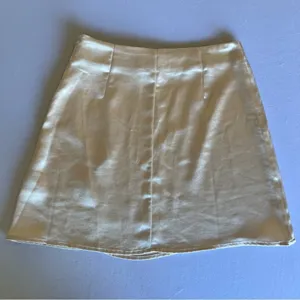 Glam Champagne Side Slit Mini Skirt Size S thumbnail 5