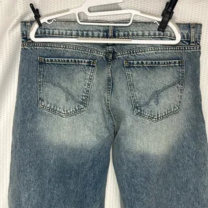 REVICE new with tags Baggy, Straight Leg Jeans in Faded Blue Wash thumbnail 4