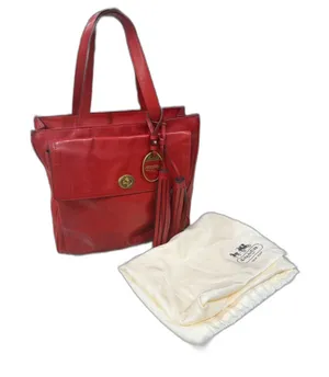 Coach Pocket Tote Legacy American Icons 19982 W/Og Tassel Hangtag & Brass Fob thumbnail 1