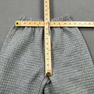 Princess Polly Quilted Sweatpants Womens XS Waffle Knit Jogger Gray High Rise thumbnail 3