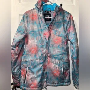 Chamonix CHX Collection Women's Marlow Abstract Ski Jacket, SIZE SMALL insulated thumbnail 1