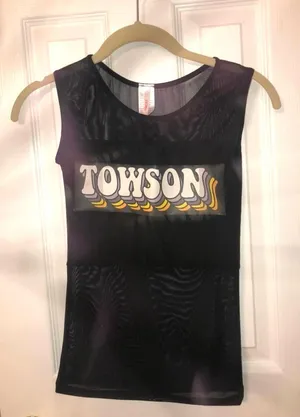 Towson University Tank Black thumbnail 1