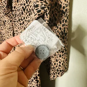 NWT Free People Daria Lepoard Cheetah Print Dress Duster Jacket Size Small thumbnail 3