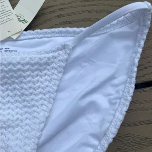 NWT aerie extra small andie x demi Moore white eyelet crochet bikini bottom thumbnail 3