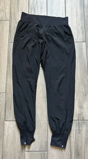 Target Black Women's Jogger Sweatpants with Cuffed Ankles thumbnail 1