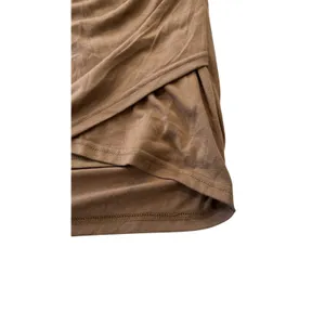 BTFBM Ruched Sleeveless Tank Bodycon Dress Sz Medium Cafe Brown Casual Chic New thumbnail 10