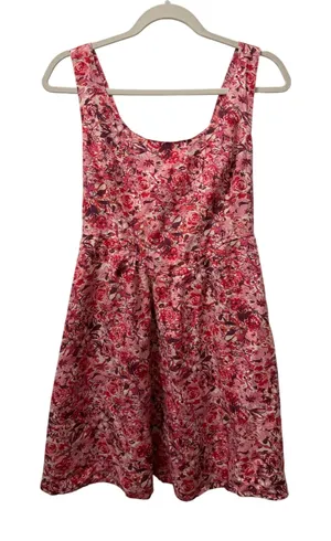 Sincerely Jules Linen Blend Floral Summer Mini Dress thumbnail 1