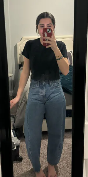 Cotton On Black Crop Top thumbnail 1