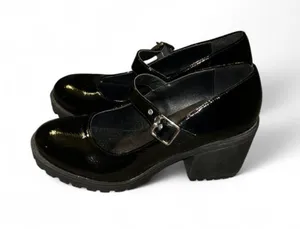 Dirty Laundry Black Mary Jane Block Heels size 8 thumbnail 1