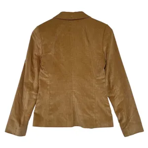 Vintage Banana Republic Blazer Womens 0 Brown Camel Corduroy Career Preppy Y2K thumbnail 2