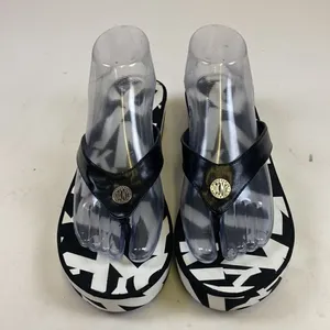 DKNY Black Women's Signature Wedge Platform Sandals‎ size 9 A11 thumbnail 3