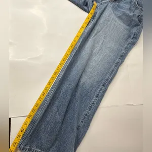 Hollister Womens Ultra High-Rise Baggy Jeans Size 2S /w26 Short‎ Blue Y2K NEW thumbnail 5