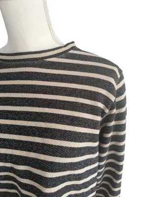 CLUB MONACO Striped Long Sleeve Top Size Small thumbnail 8