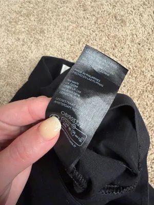 Maeve Anthropologie Black Pull On High Rise Pants Front Slit Hem Size Small thumbnail 3