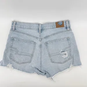 American Eagle Strigid Shorts Womens 4 High Waisted Distressed‎ Festival Denim thumbnail 5