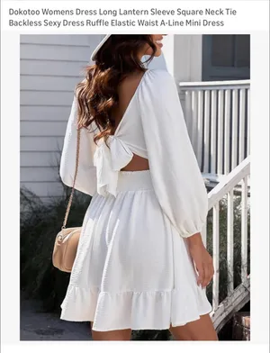 Amazon Dress Mini White thumbnail 2