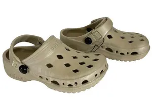 NothinZ Clogs Beige Waterproof Sandals Slip On Shoes Sling Back thumbnail 1