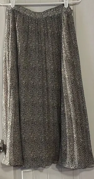 Hayden Los Angeles Women Chiffon Cheetah Skirt Fully Lined Sz L thumbnail 1