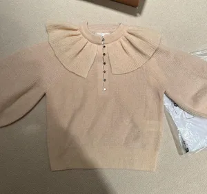 BASH pink collar sweater  thumbnail 1
