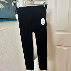 Soma black slimming crop leggings NWT thumbnail 3
