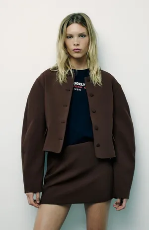 Elegant Brown Skirt thumbnail 2