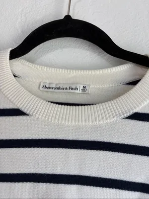 Abercrombie striped sweater preppy nautical beachy thumbnail 5