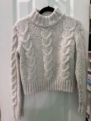 American Eagle Cable Knit Sweater thumbnail 1
