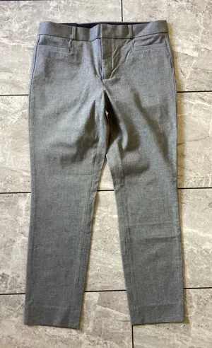 Banana Republic Sloan Gray Skinny Ankle Pants Washable Bi-Stretch Size 8 thumbnail 1