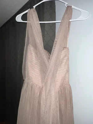 Birdie Gray Bridesmaid Dress thumbnail 1