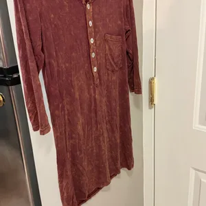 $48 NWOT Rustic POL Acid Wash Henley Tunic – Size Small thumbnail 7
