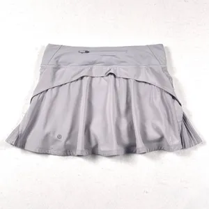 Lululemon Tennis Skirt Skort Womens Play Off The Pleats Golf Silver Lilac Size 6 thumbnail 8
