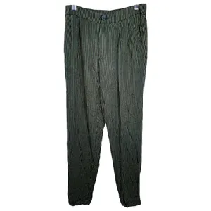 Abercrombie & Fitch Black Green Striped Yoga Track Lounge Jogger Pants Size M thumbnail 2