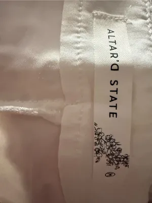 Altar’d State White Eyelet Shorts thumbnail 4