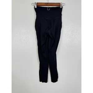 Lululemon Base Pace High-Rise Crop 23 Black Running Leggings Size 2 LW6BO1S thumbnail 4
