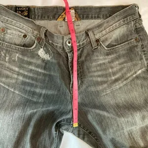 Lucky Brand Classic‎ Rider Jean Gene Montesano Distressed - 29 Sz 8 thumbnail 5