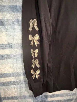 Simply Southern Outfitters Texas Camo Bow Long Sleeve T-Shirt Black XXL thumbnail 3