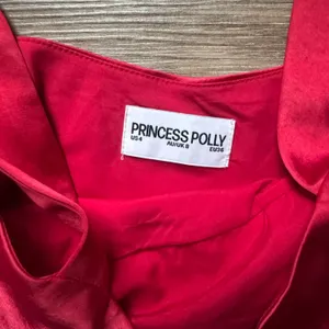 Princess Polly Radioactive satin square neck maxi dress in red 4 thumbnail 4