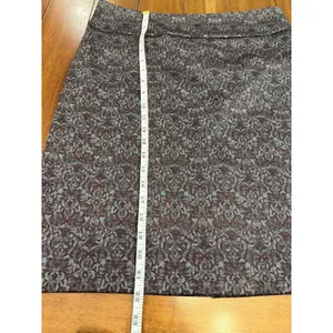 Banana Republic Margaret M Women’s Skirt Bundle Size L Gray Print 2 Piece Lot thumbnail 6