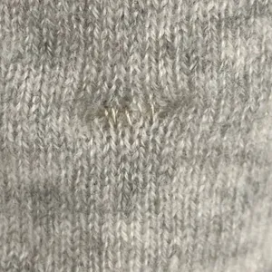 Vince Cashmere Sweater Boatneck Split Hem Light Gray Neutral Cozy Womens Large thumbnail 3