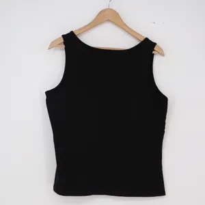 Unbranded Tank Top Womens L Black Sleeveless Scoop Neck Stretch Excellent thumbnail 4
