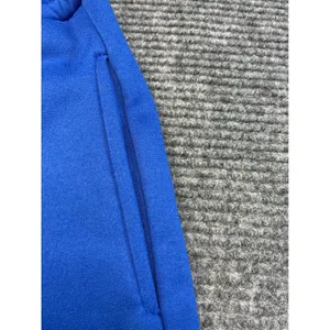 Royal Blue Wide Leg Pintuck Sweatpants Womens‎ Medium Fleece Lined Drawstring thumbnail 4