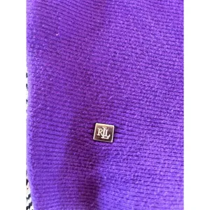 Lauren Ralph Lauren Purple Long Sleeve Top Women Size Large thumbnail 2