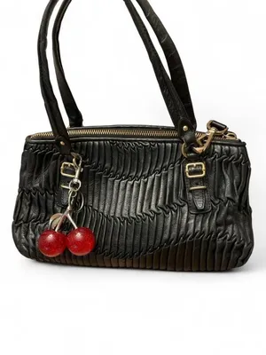 NWOT Red Cherry Keychain Bag Charm thumbnail 5