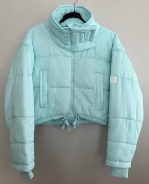 Free People Movement High Frequency Cropped Puffer Jacket Women's Size Small‎ thumbnail 1