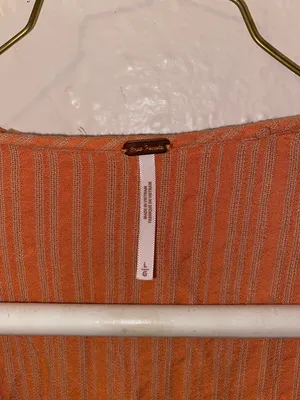 Free People Orange Top thumbnail 4