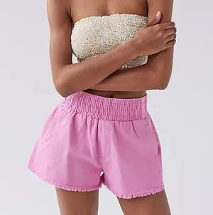 Bdg Hot Pink pull on denim boxer thumbnail 4